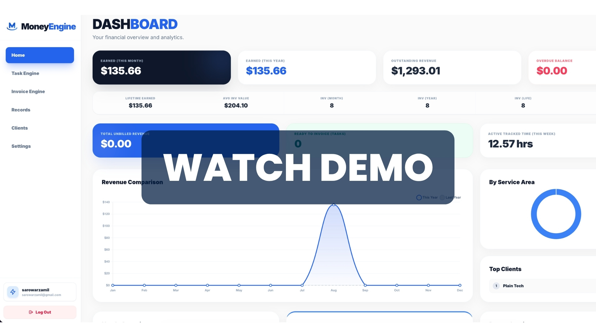 Money Engine Demo Video